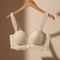 French Lace Bra For Women Big Chest Appears Small Pushup Breast Collection Anti Sagging Lingerie 7