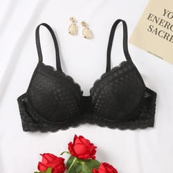 womens sexy lace comfortable breathable underwire push-up bra