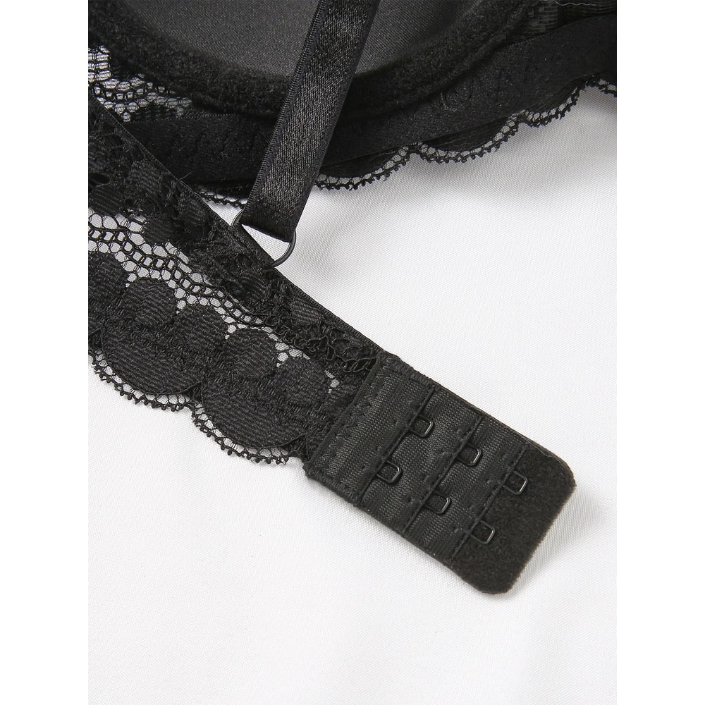 Womens Sexy Lace Comfortable Breathable Underwire PushUp Bra 5