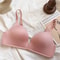 Ice Silk Bra For Women Comfort Wireless Gather Sexy Underwear Push Up Simple Lingerie Seamless Bras 12