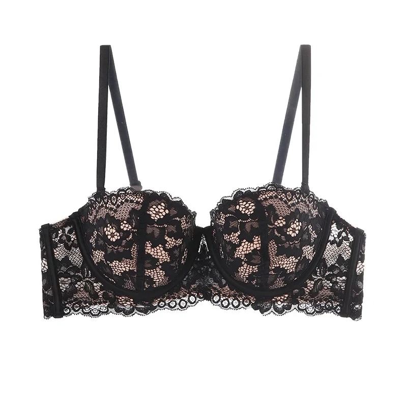 Womens 12 Cup Floral Lace Underwire Sexy HalfCup PushUp Bra 7