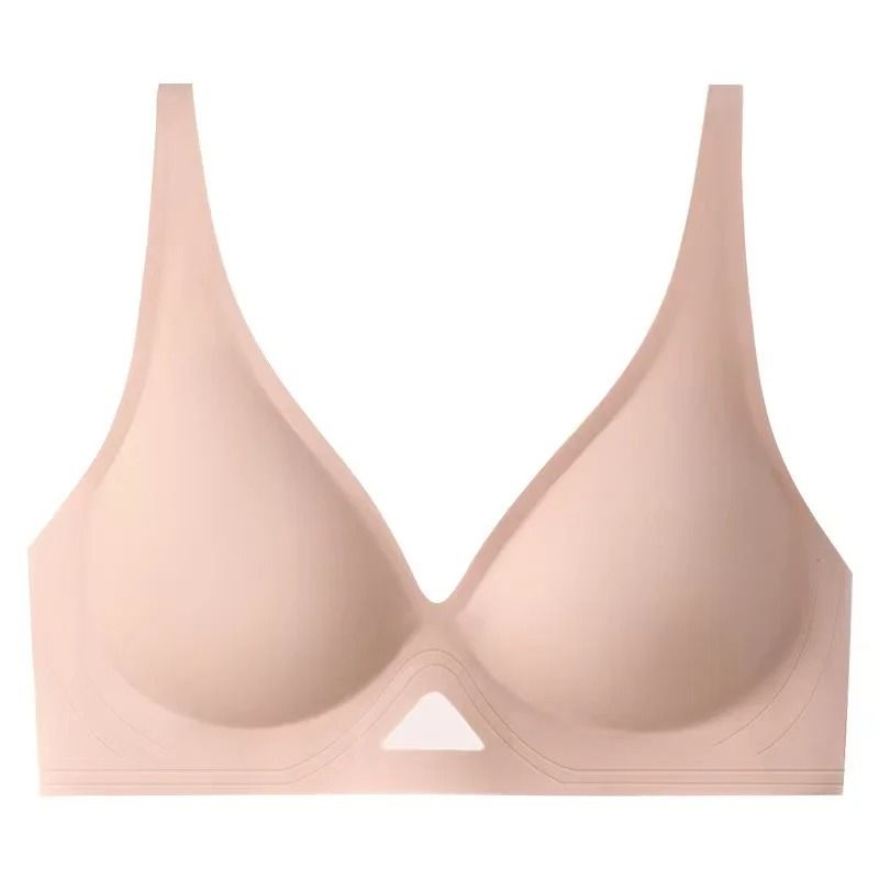 Seamless PushUp Bra With Pads UShape Back Wireless VNeck Sexy Lingerie 6