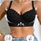 Sexy Womens Lace Splicing Underwire PushUp And Side Breast Minimizing Bra 2