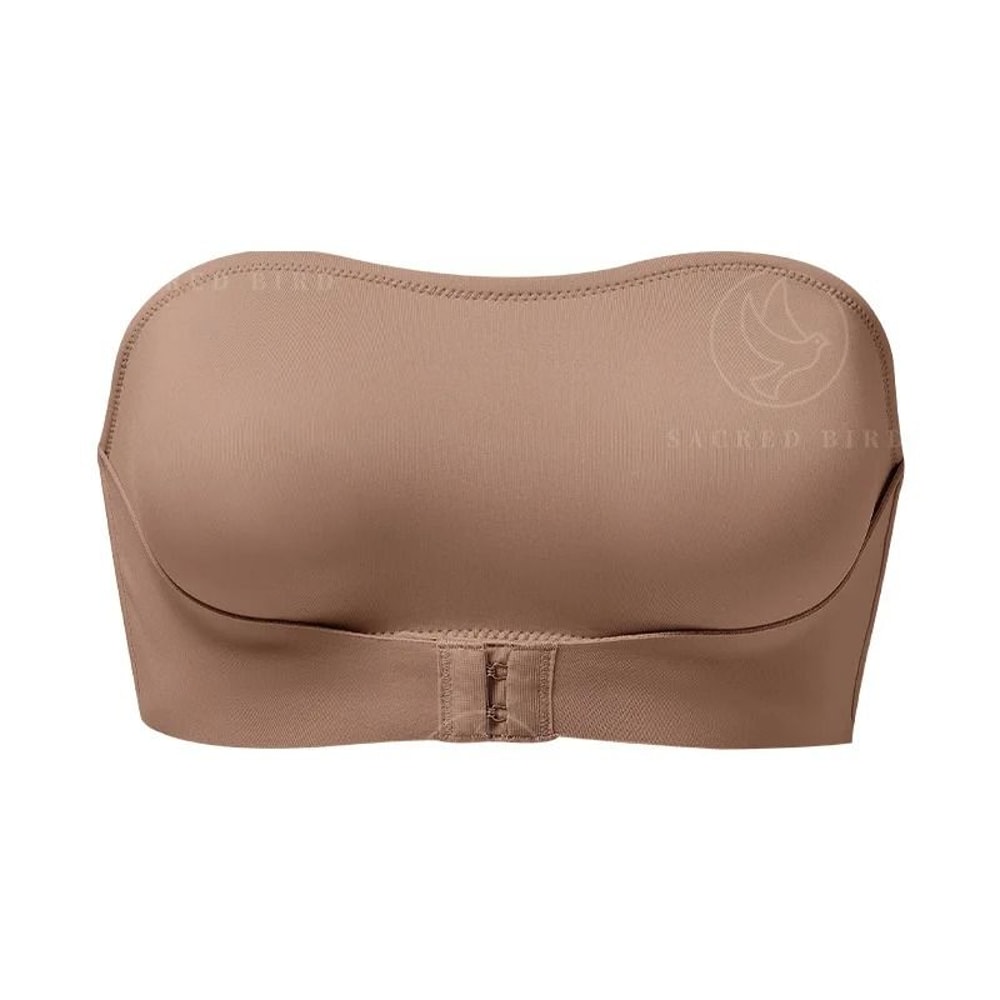 Effective Slipproof Side One Piece Padded Ice Silk Seamless Strapless Bra 8