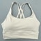 Solid Color Fitness Sport Bra Cross Back High Strength Comprehensive Training Top 3