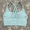 Solid Color Fitness Sport Bra Cross Back High Strength Comprehensive Training Top 14