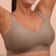Big Breasted Sleeping Bra Wireless Gathered Plus Size Anti Sagging Yoga Vest 0