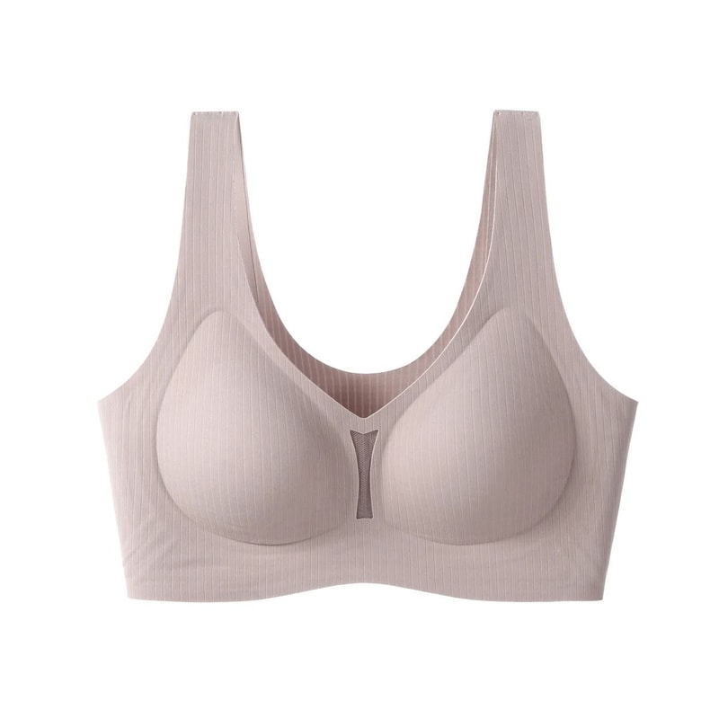 Nude Seamless OnePiece Gathered Bra Victoria Style Secret Wireless Top 9