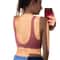 Deep Vneck Push Up Seamless Wireless Ribbed Bralette Sport Crop Top 2
