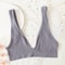 Deep Vneck Push Up Seamless Wireless Ribbed Bralette Sport Crop Top 6