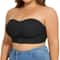 Strapless Seamfree Front Button Cross Bandage Comfortable Smooth Plus Size Bra 5