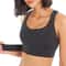 Womens Front Zipper Shockproof Sports Bra Plus Size Adjustable Yoga Vest 1