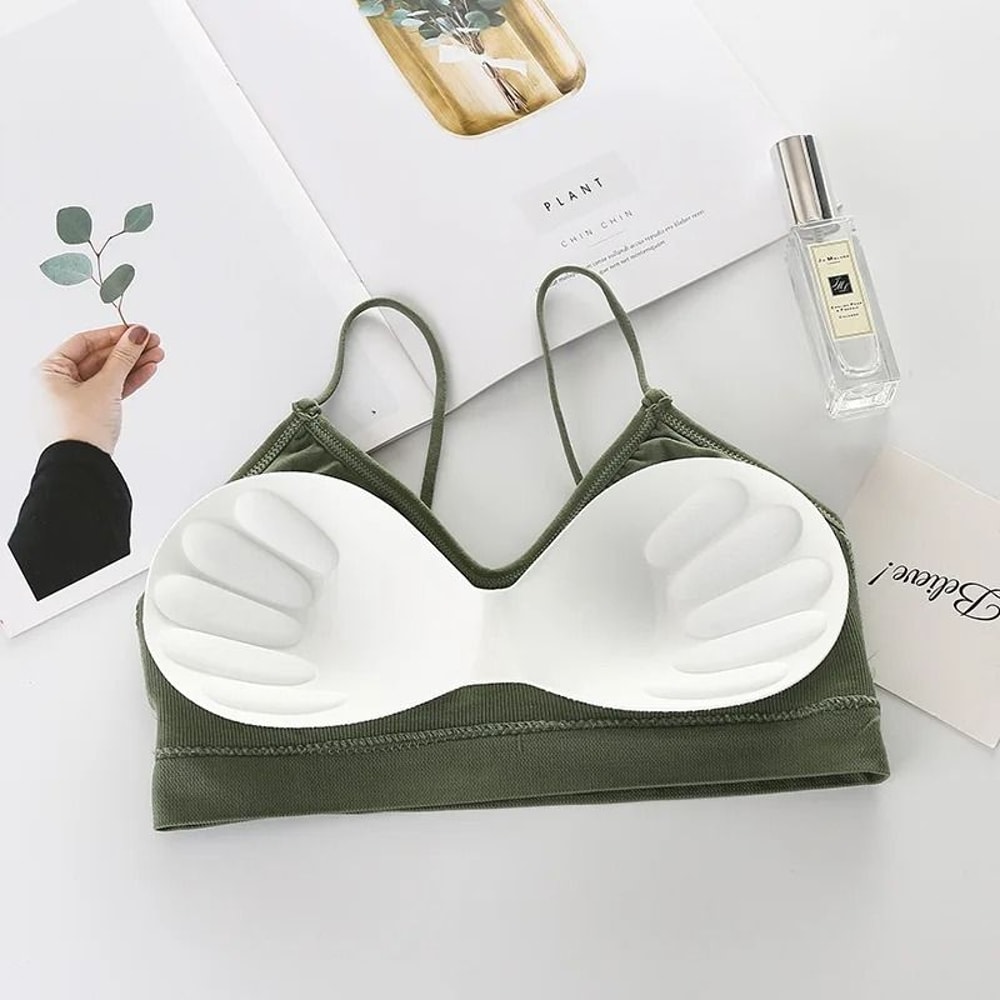 Women Sports Bras Fast Dry Elastic Padded Gym Running Fitness Yoga Breathable Tops 5