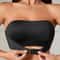 Seamless Strapless Front Button NonSlip Half Cup Comfortable Smooth Bra 0