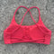 Solid Color CrossBack High Strength Fitness Bra Yoga Top 13