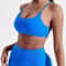 Solid Color CrossBack High Strength Fitness Bra Yoga Top 2