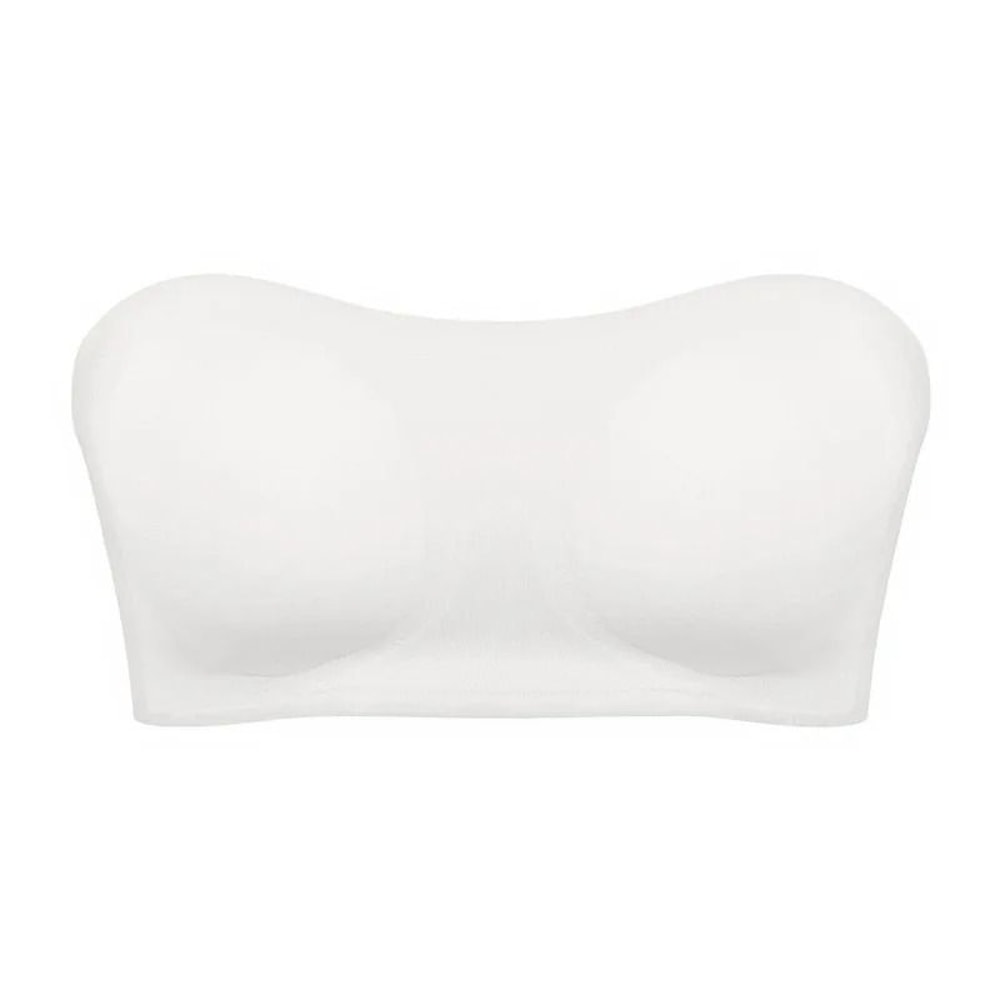 Seamless Ice Silk Strapless Push Up AntiSlip Bra 8