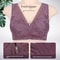 S6XL Front Zipper Sports Yoga Bra Wireless Lace Tank Top 1