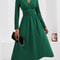 Elegant Overlap VNeck Knit Bodycon Maxi Dress 7