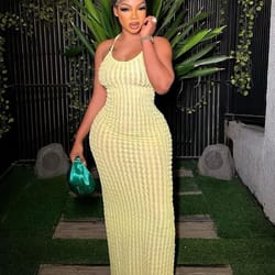 kliou solid ruched spaghetti strap bandage maxi dress