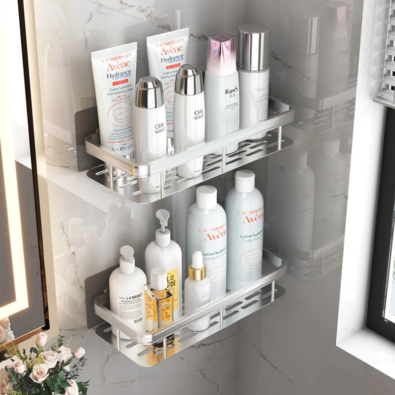Stainless Steel AntiRust Shower Storage Rack 1