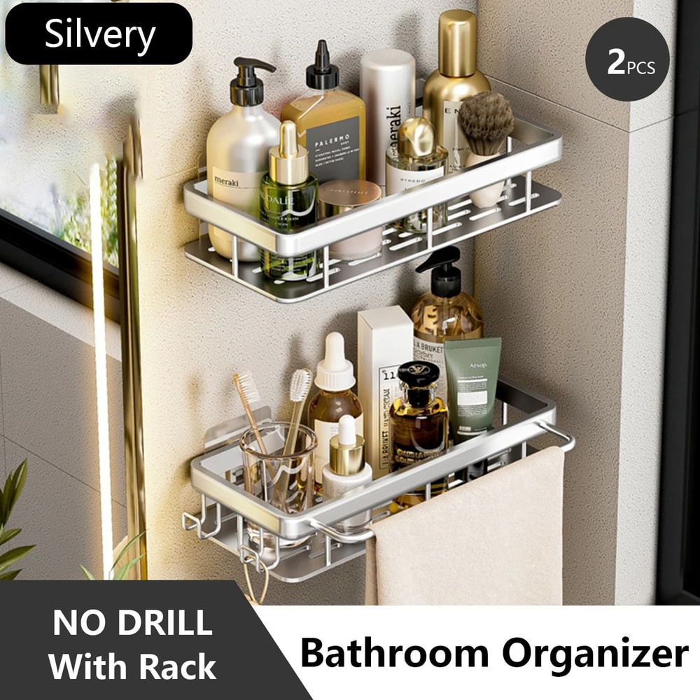 Stainless Steel AntiRust Shower Storage Rack 15
