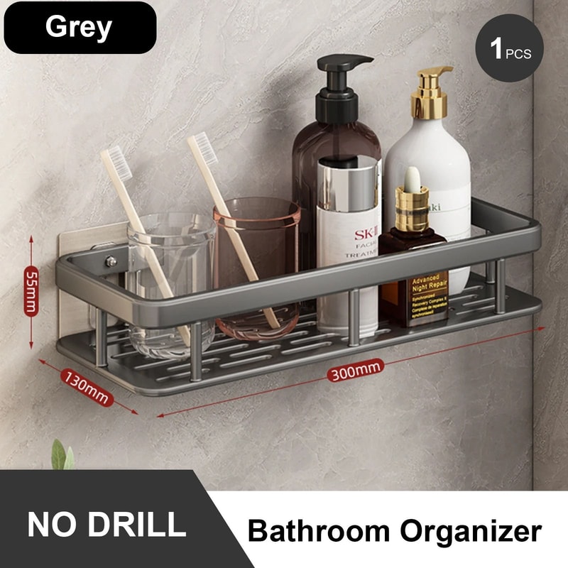 Stainless Steel AntiRust Shower Storage Rack 6