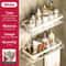 Stainless Steel AntiRust Shower Storage Rack 24