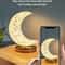Bedroom Crystal Touch Dimming 3D Moon Lamp 3
