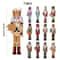 12PCS Nutcracker Wooden Decorative Set Christmas Gift Party Decoration And Home Decor 4