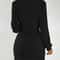 Womens Autumn Winter Knitted VNeck Wrap Sweater Dress Casual Bodycon Mini Robe 3