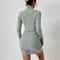 Womens Autumn Winter Turtleneck Long Sleeve Sexy Bodycon Knitted Mini Sheath Dress 5