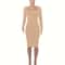 Womens Long Sleeve UNeck Party Bodycon Midi Jumper Dress Stretch Winter Wrap 3