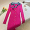 YuooMuoo Women Autumn Winter Y2K Embroidery Slim Elastic Long Sweater Dress Elegant Office Vestido 2