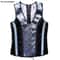 Mens Vintage Medieval Corset Slimming Waistcoat And Tummy Control Shaping Vest 5