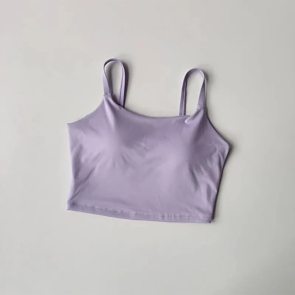 Sports Bra Top For Women Push Up Fixed Padded Fitness Vest 7