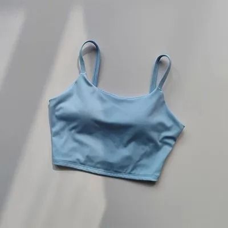 Sports Bra Top For Women Push Up Fixed Padded Fitness Vest 15