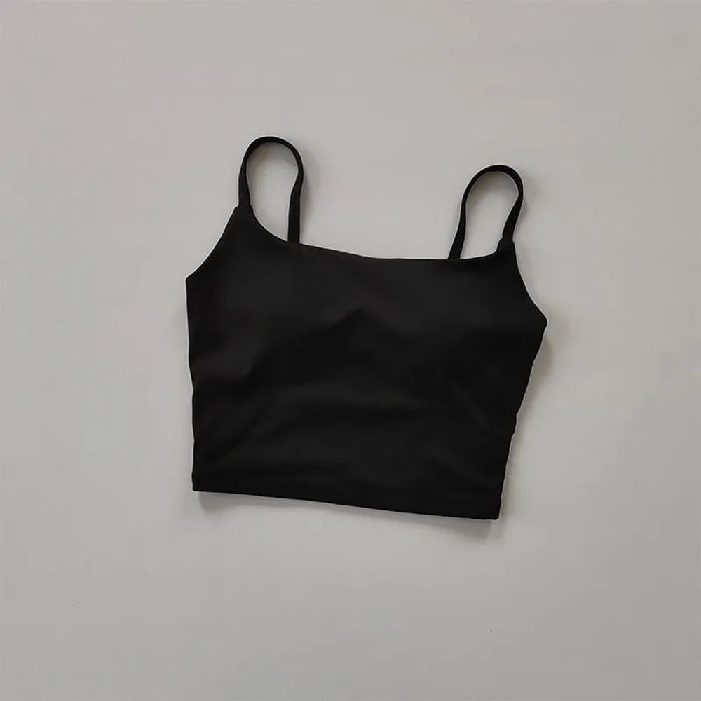Sports Bra Top For Women Push Up Fixed Padded Fitness Vest 21