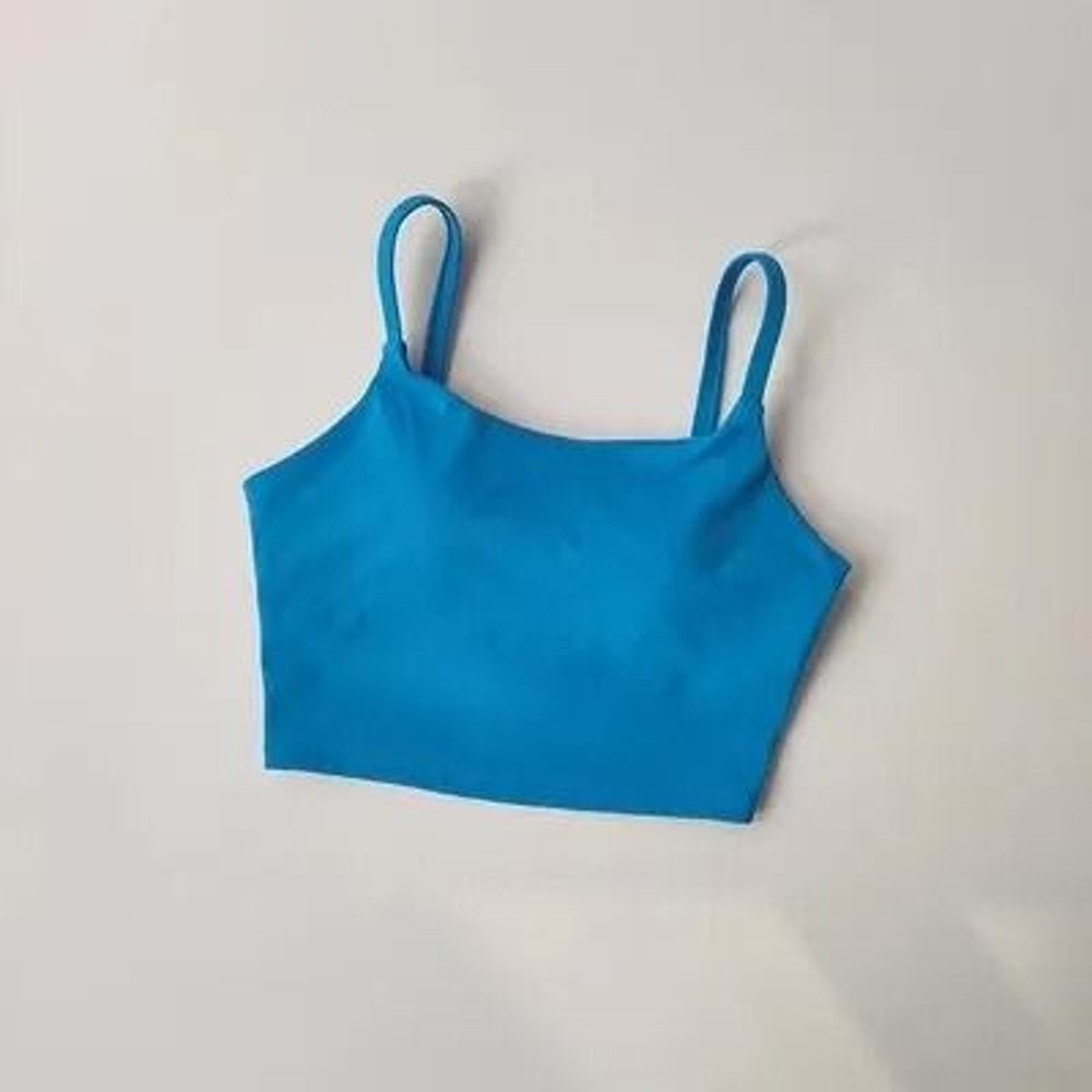 Sports Bra Top For Women Push Up Fixed Padded Fitness Vest 22