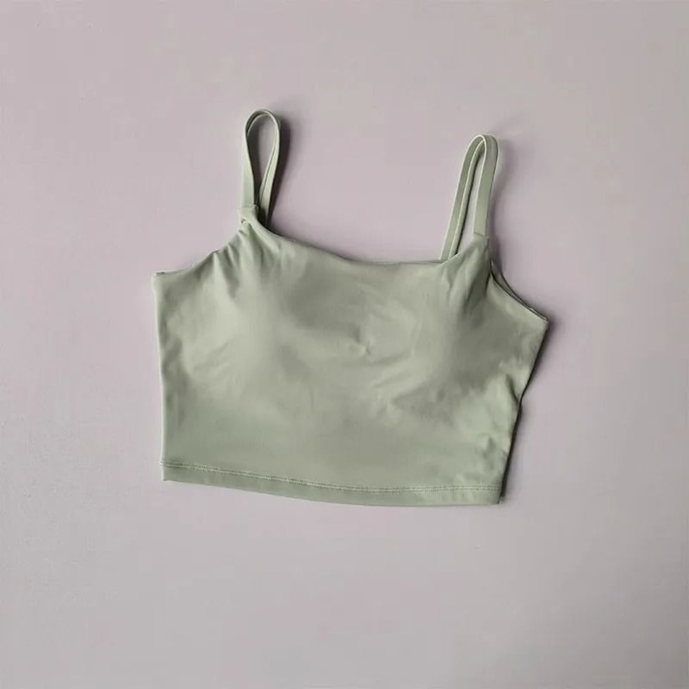 Sports Bra Top For Women Push Up Fixed Padded Fitness Vest 24