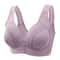 Gather Breathable Comfortable Breastfree Underwire Middleaged Mom Bra 11