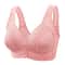 Gather Breathable Comfortable Breastfree Underwire Middleaged Mom Bra 6
