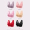 Gather Breathable Comfortable Breastfree Underwire Middleaged Mom Bra 7