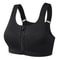 Popular Womens Front Zipper Sports Bra Shockproof Yoga Push Up Sportswear 2