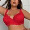 Plus Size Women Sexy Lace Underwear Brassiere Thin E Cup Underwire Bra 10