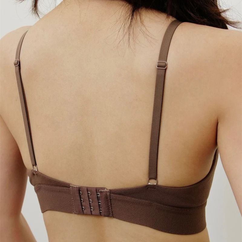 Sexy Beautiful Back French Triangle Cup Wirefree Bra For Small And Flat Chest 5