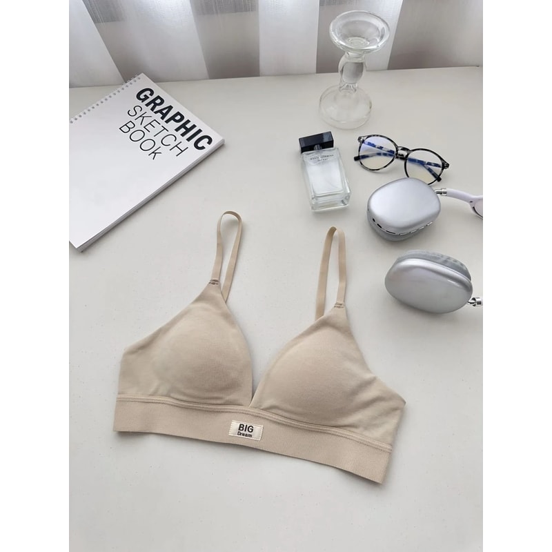 Sexy Beautiful Back French Triangle Cup Wirefree Bra For Small And Flat Chest 6