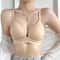 FallSweet Japanese Style Wireless Push Up Bra Seamless Glossy Bralette 6