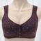 Front Closure Cotton Bra For Women Breathable Soft Wire Free Thin Cup Bralette 2