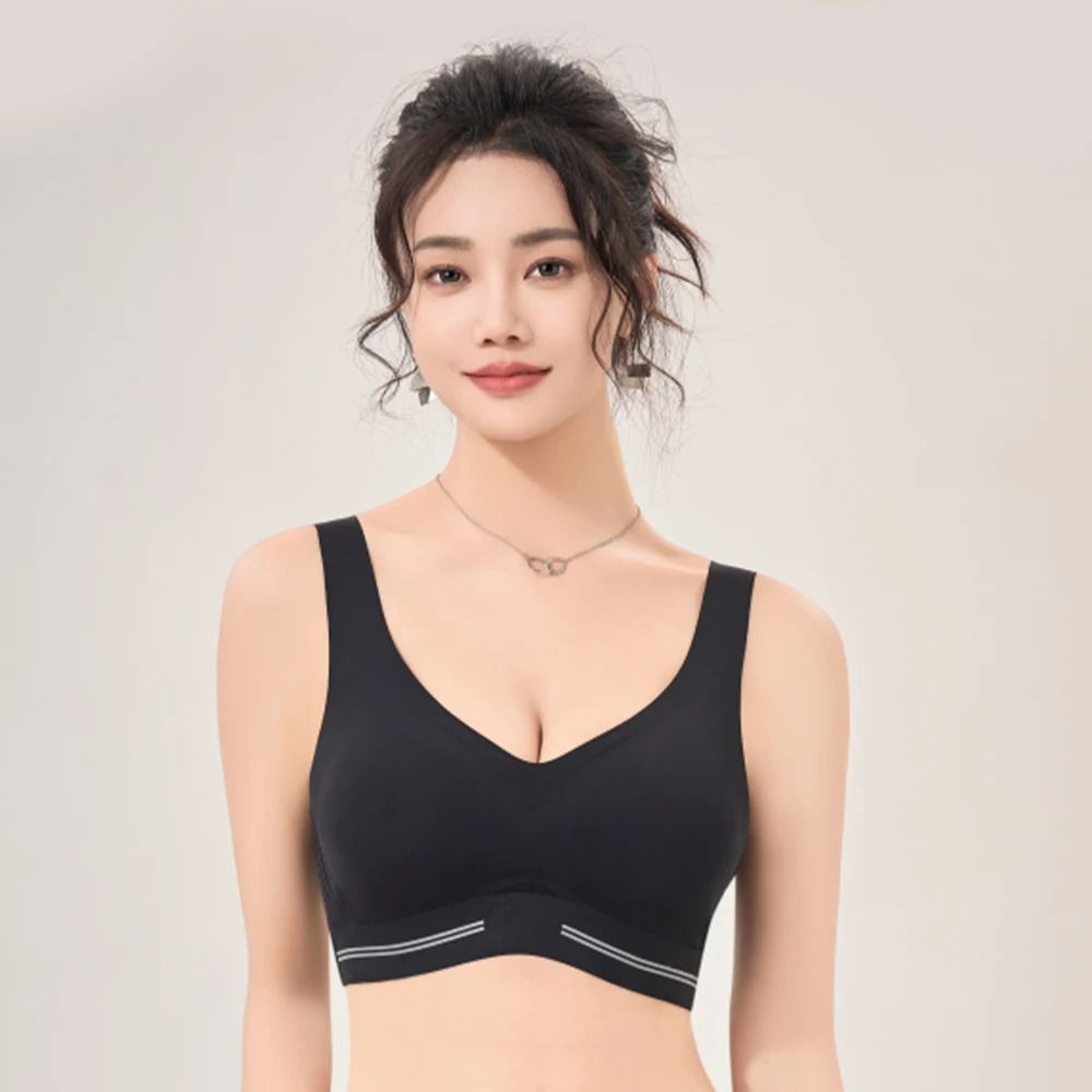 CAITING Seamless Bra Women Comfort Lingerie Wireless PushUp Vest 7